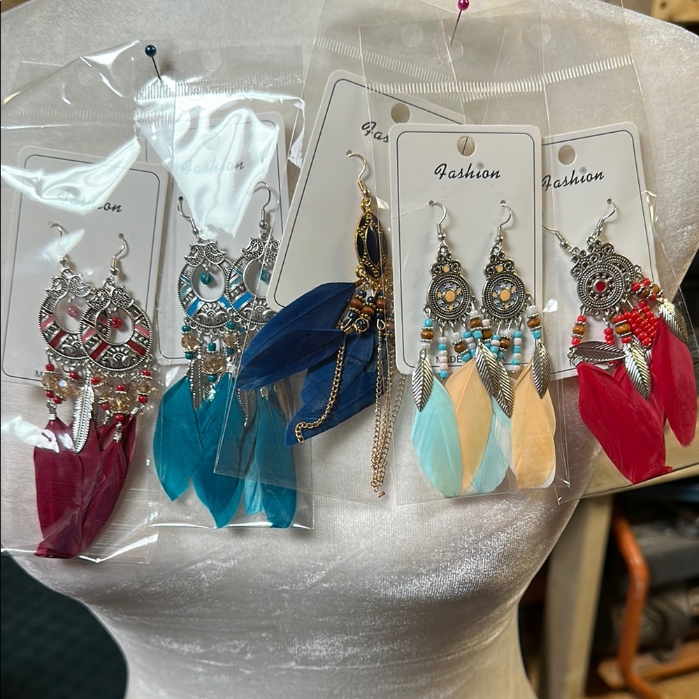 Feather Earrings